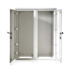 Armoire électrique en polyester étanche IP55 - 1000x1000x420 - Porte double opaque -IDE