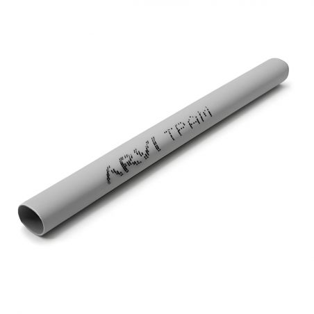 Gaine thermorétractable - 80/40mm - Gris - Longueur 1m - Restreint 2:1 - Paroi fine- Arvi TPAM-80.0-CZ