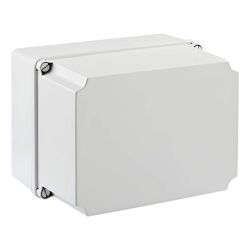GSL231 IDE Boite dérivation IP65/IP67 avec bords lisses, couvercle réhaussé opaque dim.241x180x175