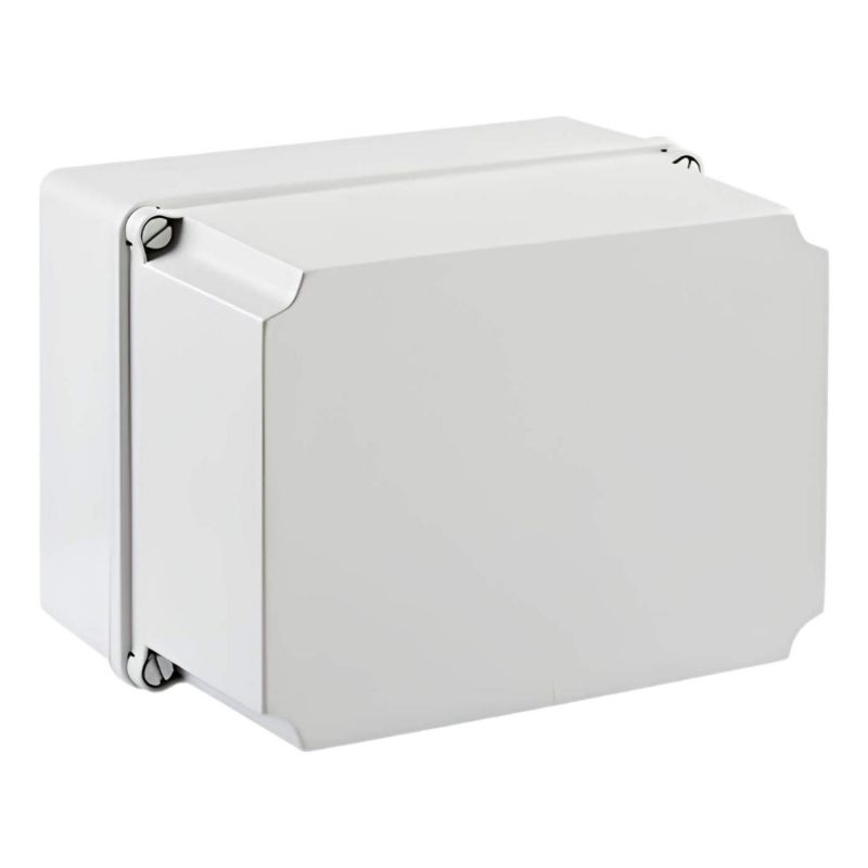 GSL231 IDE Boite dérivation IP65/IP67 avec bords lisses, couvercle réhaussé opaque dim.241x180x175