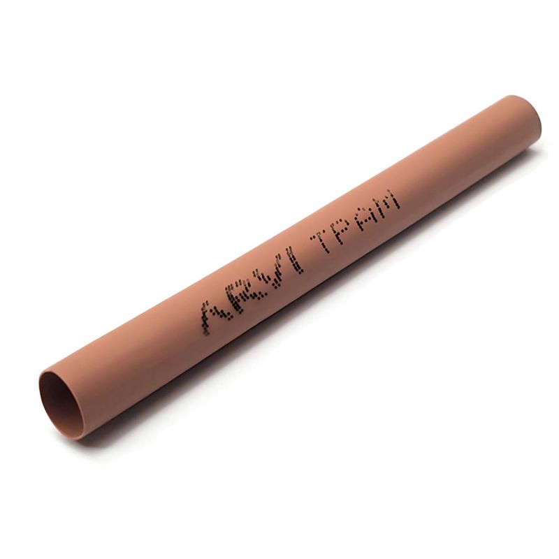 Gaine thermorétractable - 35/17,5mm - Marron - Longueur 1m - Restreint 2:1 - Paroi fine- Arvi TPAM-35.0-CA