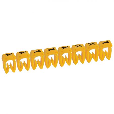 038133 Legrand - Boite de 300 repères CAB 3 pour fils 0,15mm² à 0,5mm² - marquage lettre X
