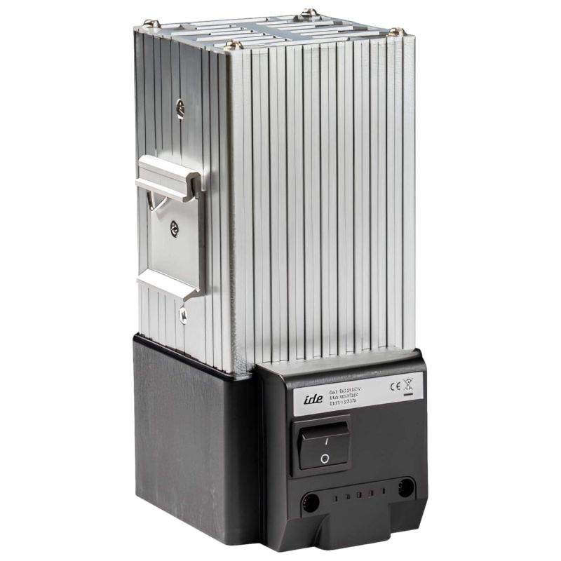 RC250CV Résistance chauffante 250W non isolée VENTILÉE pour armoire électrique - 220V - Cerfiée ROHS - IDE