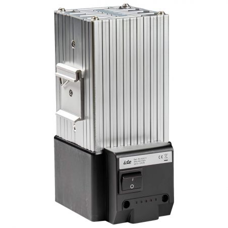 RC250CV Résistance chauffante 250W non isolée VENTILÉE pour armoire électrique - 220V - Cerfiée ROHS - IDE