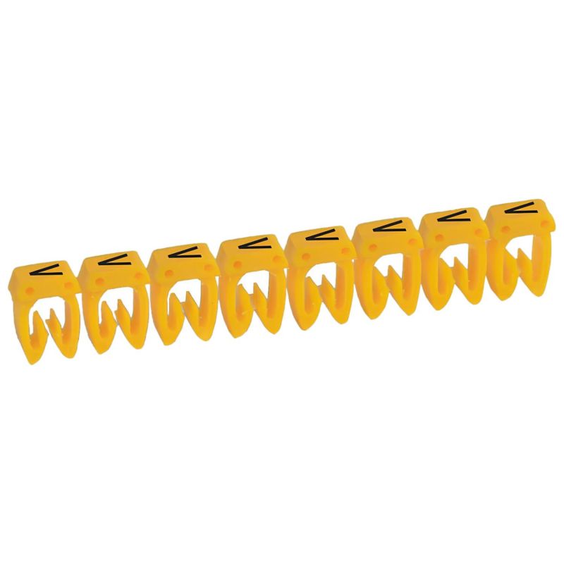 038381 Legrand - Boite de 300 repères CAB 3 pour fils 4mm² à 6mm² - marquage lettre V