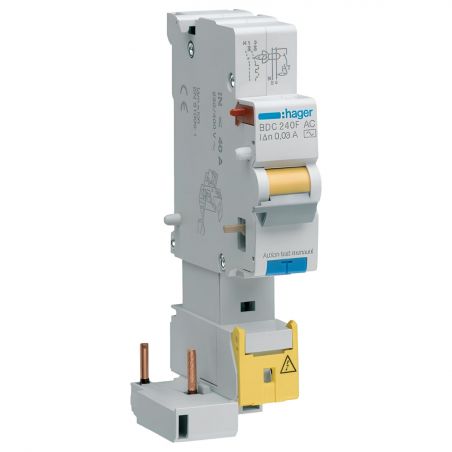 BDC240F Hager Bloc différentiel 1P+N 40A 30mA type AC