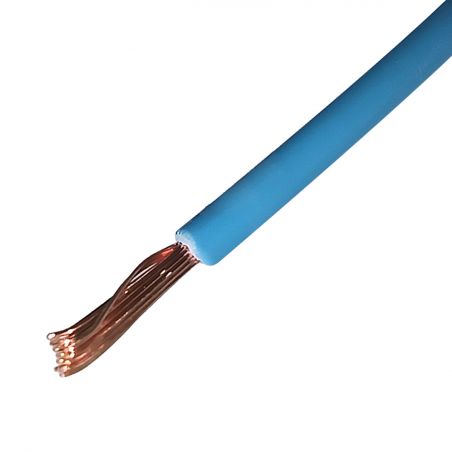 Fil souple HO7VK 2,5mm² en couronne de 100m - Couleurs au choix
