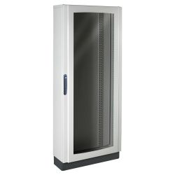 55SUP192240PT IDE - Armoire électrique IDE étanche IP55 en métal 1810x730x250mm - 10x24 modules - porte vitrée