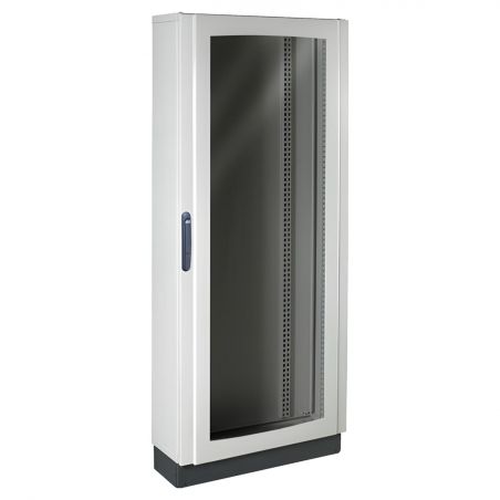 55SUP192240PT IDE - Armoire électrique IDE étanche IP55 en métal 1810x730x250mm - 10x24 modules - porte vitrée