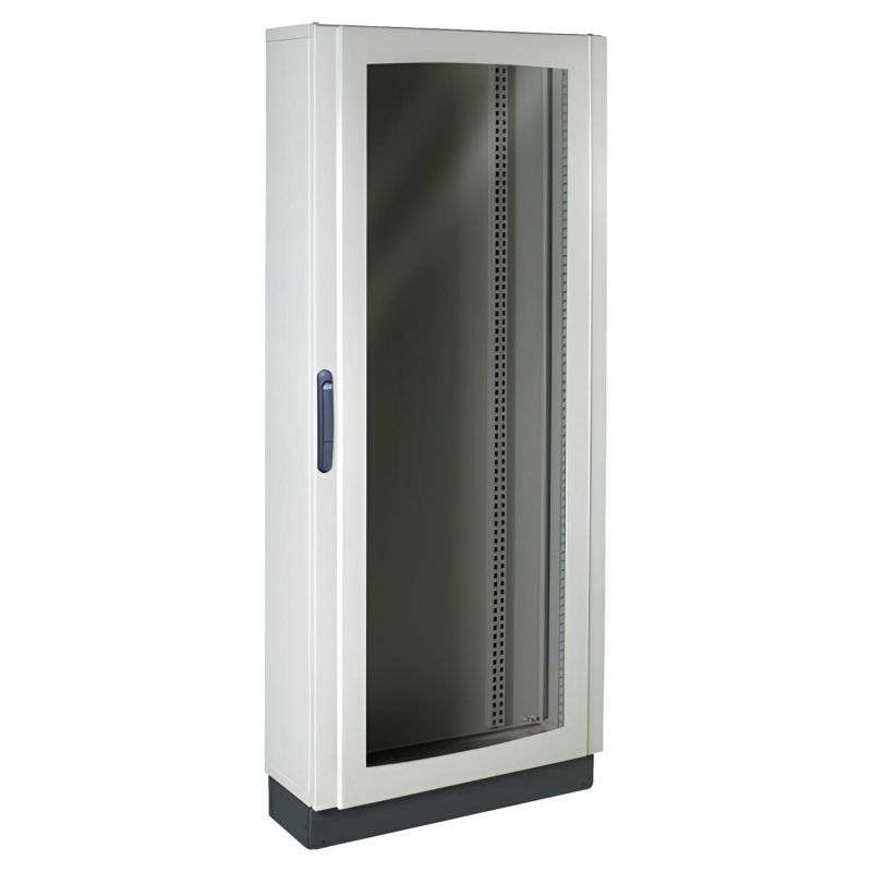 55SUP216288PT IDE - Armoire électrique IDE étanche IP55 en métal 2110x730x250mm - 12x24 modules - porte vitrée