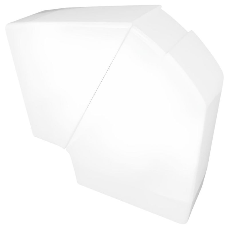 11033ABR Angle plat variable pour Goulotte appareillable 155x50mm - Blanc - Efapel 11030CBR