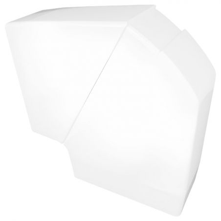 11033ABR Angle plat variable pour Goulotte appareillable 155x50mm - Blanc - Efapel 11030CBR