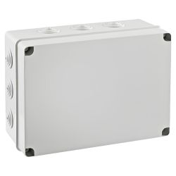 EV322 IDE Boite de dérivation étanche IP65 IK07 850° avec entrées coniques dim.328x239x132