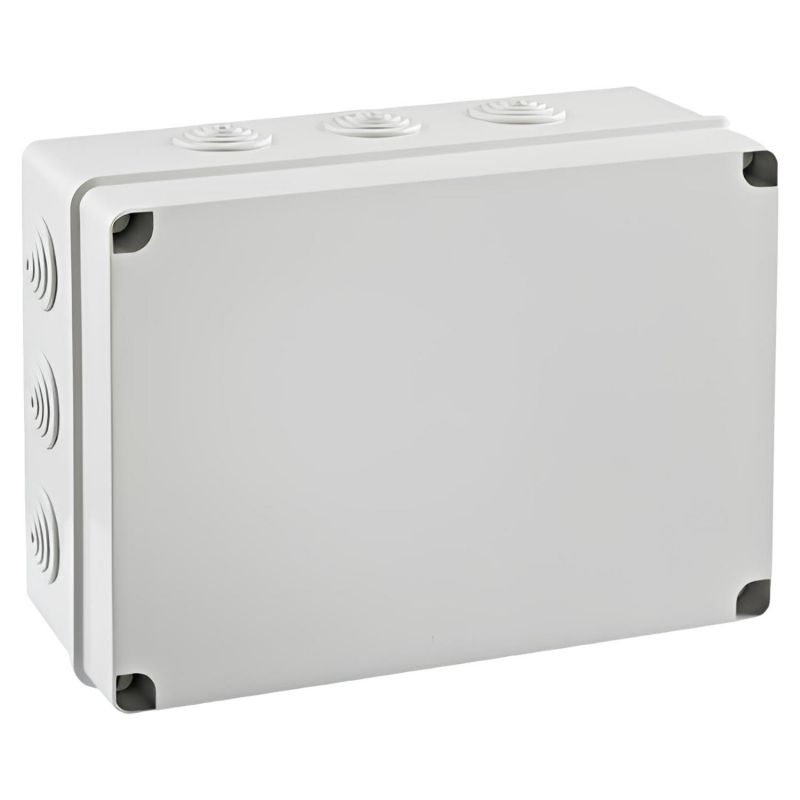 EV322 IDE Boite de dérivation étanche IP65 IK07 850° avec entrées coniques dim.328x239x132