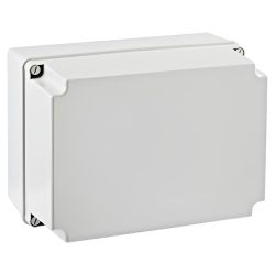 GSL322 IDE Boitier industriel étanche IP67 avec bords lisses couvercle réhaussé opaque dim.328x239x188