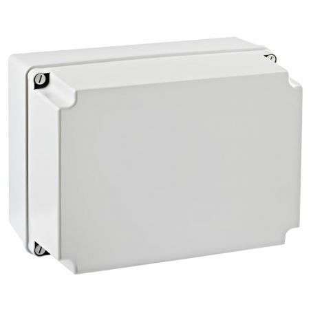 GSL322 IDE Boitier industriel étanche IP67 avec bords lisses couvercle réhaussé opaque dim.328x239x188
