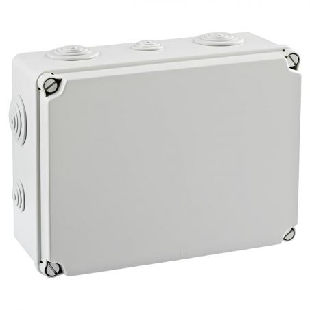 EV231 IDE Boite de dérivation étanche IP65 IK07 850° avec entrées coniques dim. 180x241x95