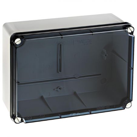 ELT231 IDE Boite étanche IP67 avec couvercle transparent - Bord lisse - HxLxP 186x246x101