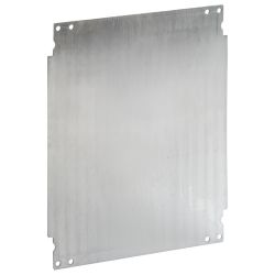 Plaque de montage acier galvanisé pour coffret 500mmx400mmpolyester IP66 IDE