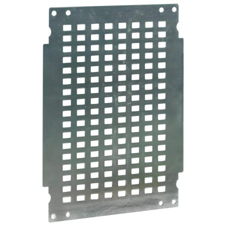 Grille de montage perforée en acier galavnisé pour coffret 800mmx600mm polyester IP66 IDE