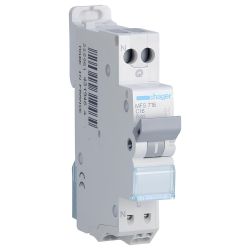 MFS716 Disjoncteur Hager 16A - 1P+N - 3kA - Courbe C - Bornes auto/auto - SansVis - 1 module - MFS