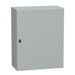 NSYS3D10840P Coffret métallique étanche IP66 - 1000x800x400 - plaque fournie - Spacial S3D - Schneider Electric