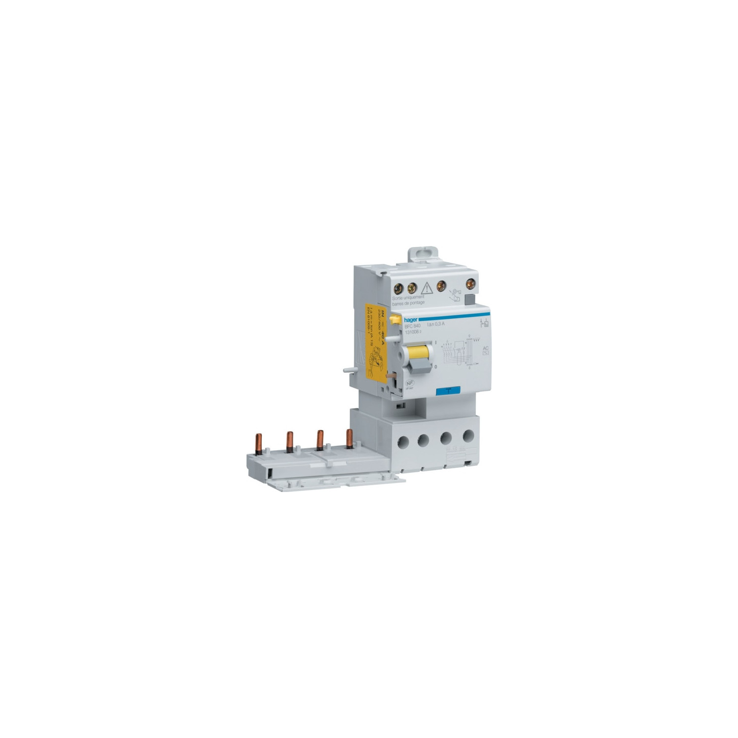 Interrupteur Différentiel Hager 25A - Référence XU724fo 20022 - Occasion Fonctionnel