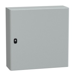 NSYS3D6620P Coffret métallique étanche IP66 - 600x600x200 - plaque fournie - Spacial S3D - Schneider Electric