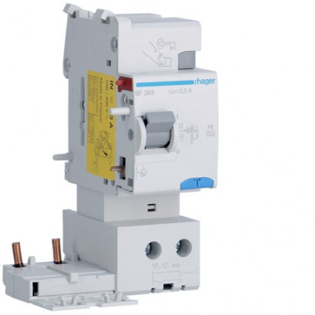 BF263 Hager Bloc différentiel 2P 63A 300mA type haute immunité