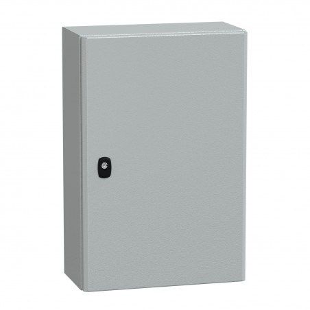NSYS3D6420P Coffret métallique étanche IP66 - 600x400x200 - plaque fournie - Spacial S3D - Schneider Electric