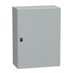 NSYS3D8630P Coffret métallique étanche IP66 - 800x600x300 - plaque fournie - Spacial S3D - Schneider Electric