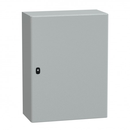 NSYS3D8630P Coffret métallique étanche IP66 - 800x600x300 - plaque fournie - Spacial S3D - Schneider Electric