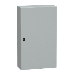 NSYS3D10625P Coffret métallique étanche IP66 - 1000x600x250 - plaque fournie - Spacial S3D - Schneider Electric