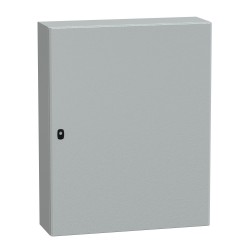 NSYS3D10825P Coffret métallique étanche IP66 - 1000x800x250 - plaque fournie - Spacial S3D - Schneider Electric