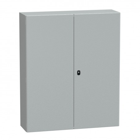 NSYS3D121030DP Coffret métallique étanche IP55 - 1200x1000x300 - 2 portes - plaque fournie - Spacial S3D - Schneider Electric