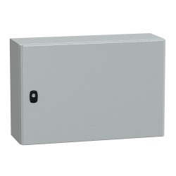 NSYS3D4620P Coffret métallique étanche IP66 - 400x600x200 - plaque fournie - Spacial S3D - Schneider Electric