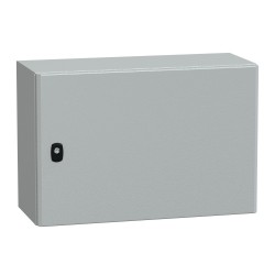 NSYS3D4625P Coffret métallique étanche IP66 - 400x600x250 - plaque fournie - Spacial S3D - Schneider Electric