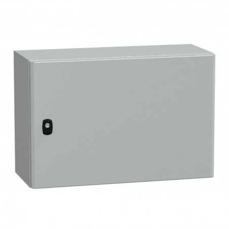 NSYS3D4625P Coffret métallique étanche IP66 - 400x600x250 - plaque fournie - Spacial S3D - Schneider Electric