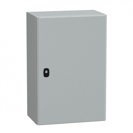 NSYS3D6425P Coffret métallique étanche IP66 - 600x400x250 - plaque fournie - Spacial S3D - Schneider Electric