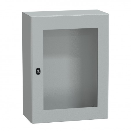 NSYS3D8630T Coffret métallique étanche IP66 - 800x600x300 - Porte vitrée - Spacial S3D - Schneider Electric