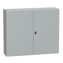 NSYS3D101230D Coffret métallique étanche IP55 - 1200x1200x300 - 2 portes - Spacial S3D - Schneider Electric
