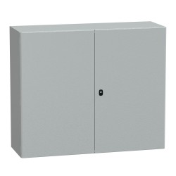 NSYS3D101240D Coffret métallique étanche IP55 - 1200x1200x400 - 2 portes - Spacial S3D - Schneider Electric