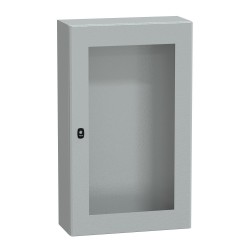 NSYS3D10625T Coffret métallique étanche IP66 - 1000x600x250 - Porte vitrée - Spacial S3D - Schneider Electric