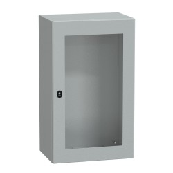NSYS3D10640T Coffret métallique étanche IP66 - 1000x600x400 - Porte vitrée - Spacial S3D - Schneider Electric