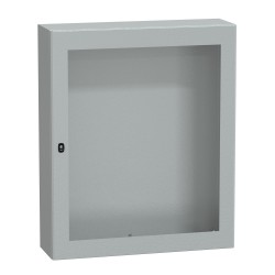 NSYS3D121030T Coffret métallique étanche IP66 - 1200x1000x300 - Porte vitrée - Spacial S3D - Schneider Electric