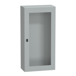 NSYS3D12630T Coffret métallique étanche IP66 - 1200x600x300 - Porte vitrée - Spacial S3D - Schneider Electric