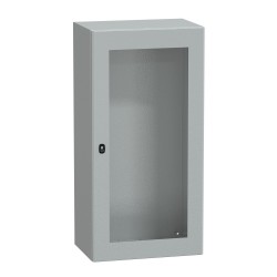NSYS3D12640T Coffret métallique étanche IP66 - 1200x600x400 - Porte vitrée - Spacial S3D - Schneider Electric