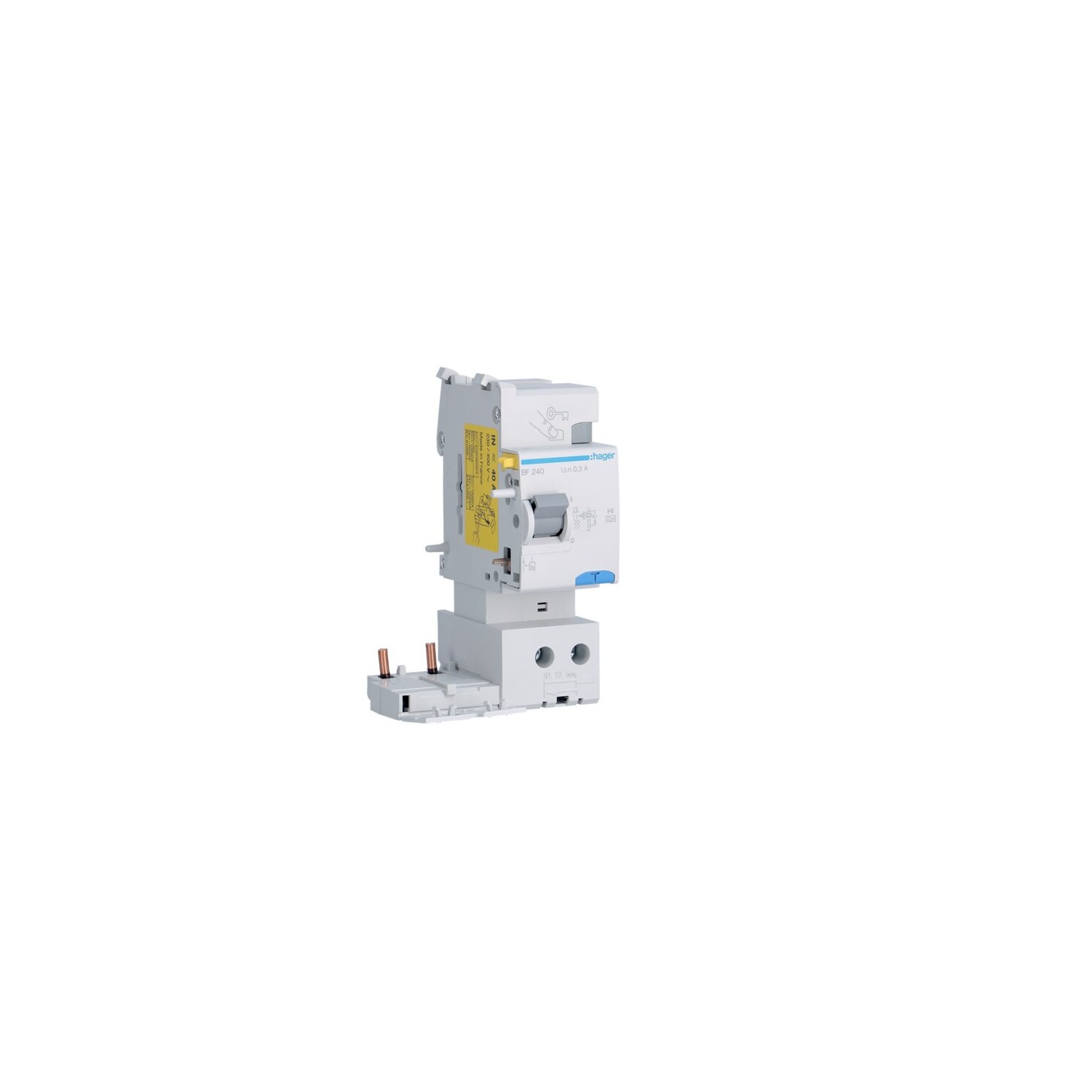 Hager BF240 Bloc différentiel 2P 40A 300mA type haute immunité