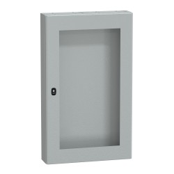 NSYS3DM10615T Coffret métallique étanche IP66 - 1000x600x150 - Porte vitrée - Spacial S3D - Schneider Electric