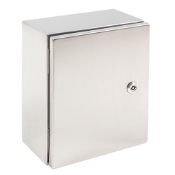 Armoire électrique INOX 316L étanche IP66 - 400x400x200 - plaque fournie - Argenta IDE